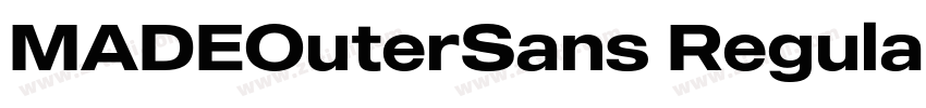 MADEOuterSans Regula字体转换 MADEOuterSans Regula字体转换